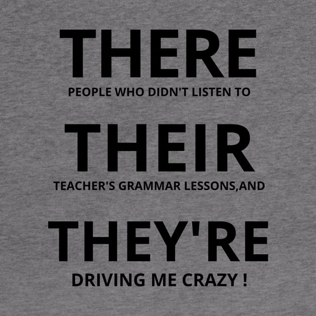 There Their They're, English Teacher Shirt, Funny English Teacher Shirt, Teacher Appreciation, English Grammar Teacher Shirt, Grammar by flooky